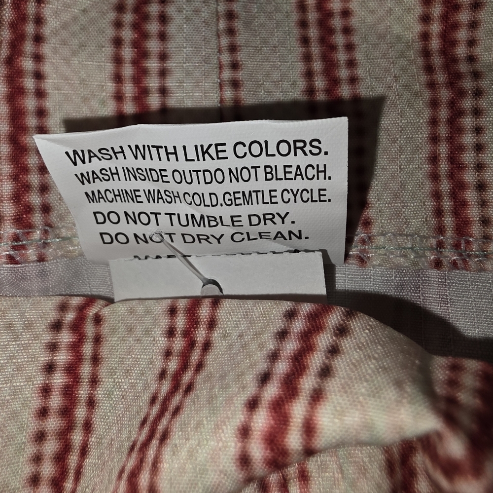Red And Cream Unbranded Striped Romper Jumpsuit Size XL - Picture 8 of 11